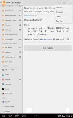 Porteus Linux screenshot 3