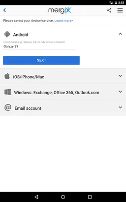 Mergix Contacts Cleaner screenshot 10