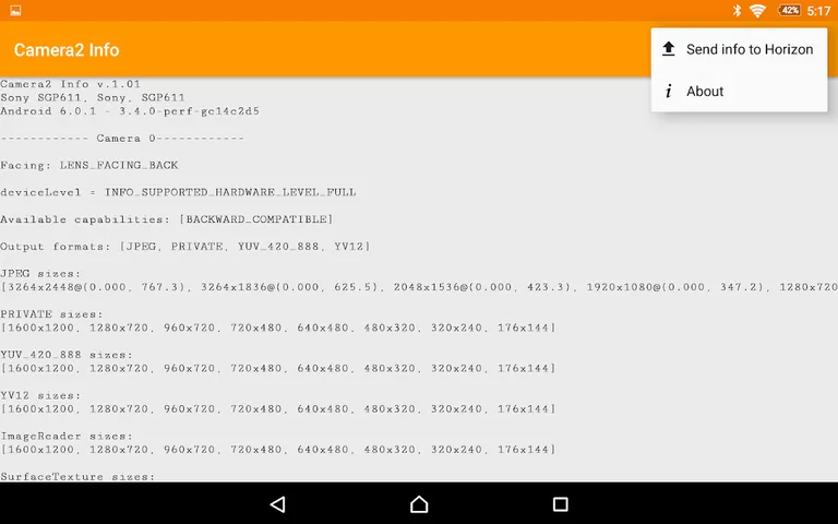 Camera2 Info screenshot 4