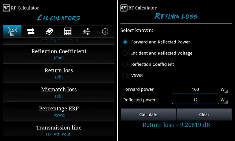 RF Calculator screenshot 7