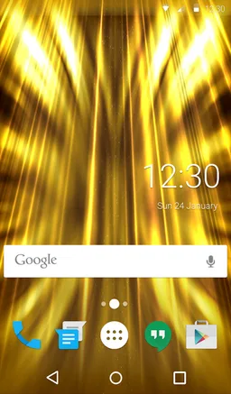 Golden Rays Animated Keyboard screenshot 3