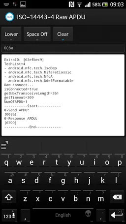 APDU Debug screenshot 2