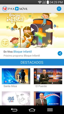 PAX TV Móvil screenshot 2