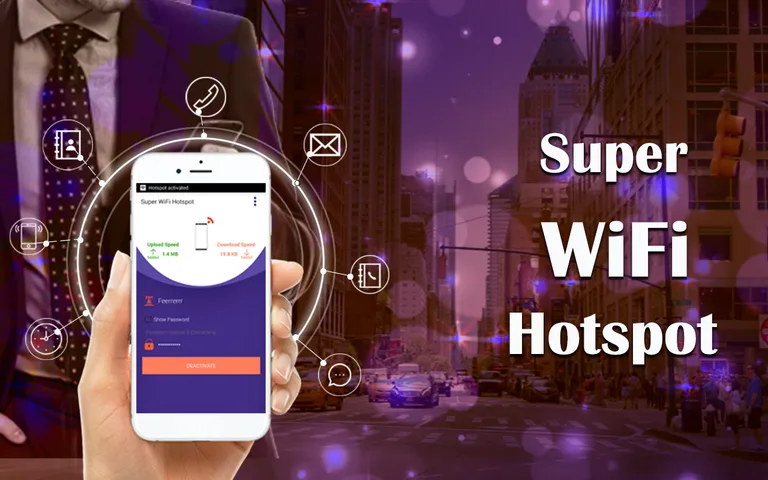 Super Wifi Hotspot Free: Fast internet sharing screenshot 2