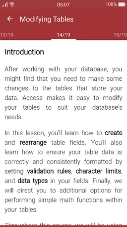 Learn Access screenshot 13