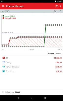 Expense Manager: budget, money screenshot 9