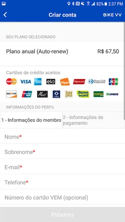 tembici. screenshot 2