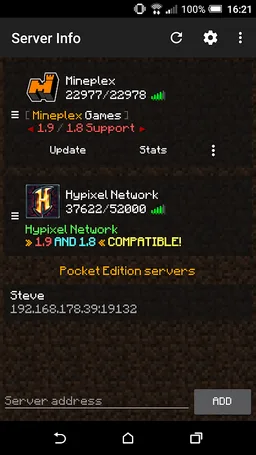 Server Info Minecraft Premium screenshot 1