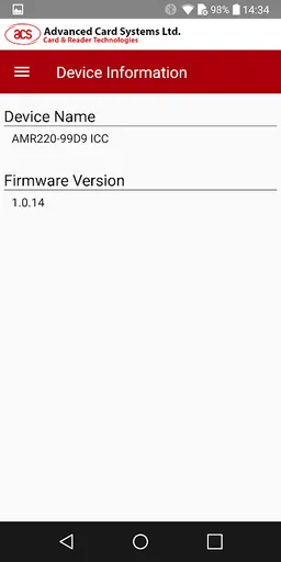 ACS AMR220 mPOS screenshot 4