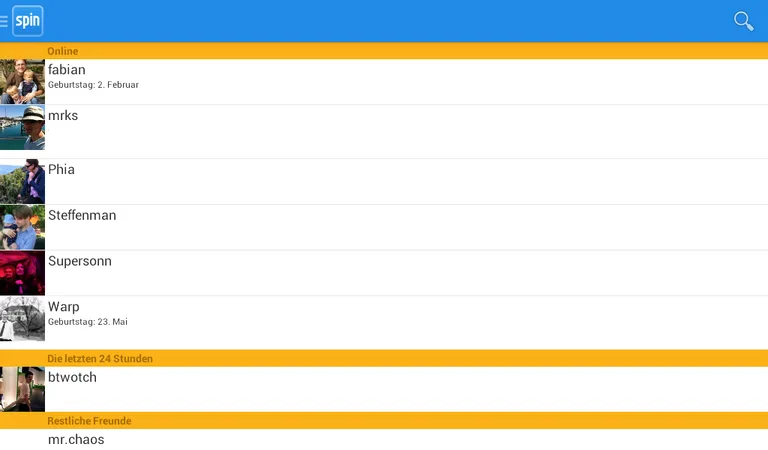 spin.de German Chat-Community screenshot 7