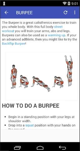 Calisthenics (LOWER BODY EXERCISES) screenshot 3