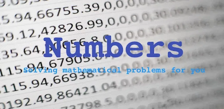Numbers cover image